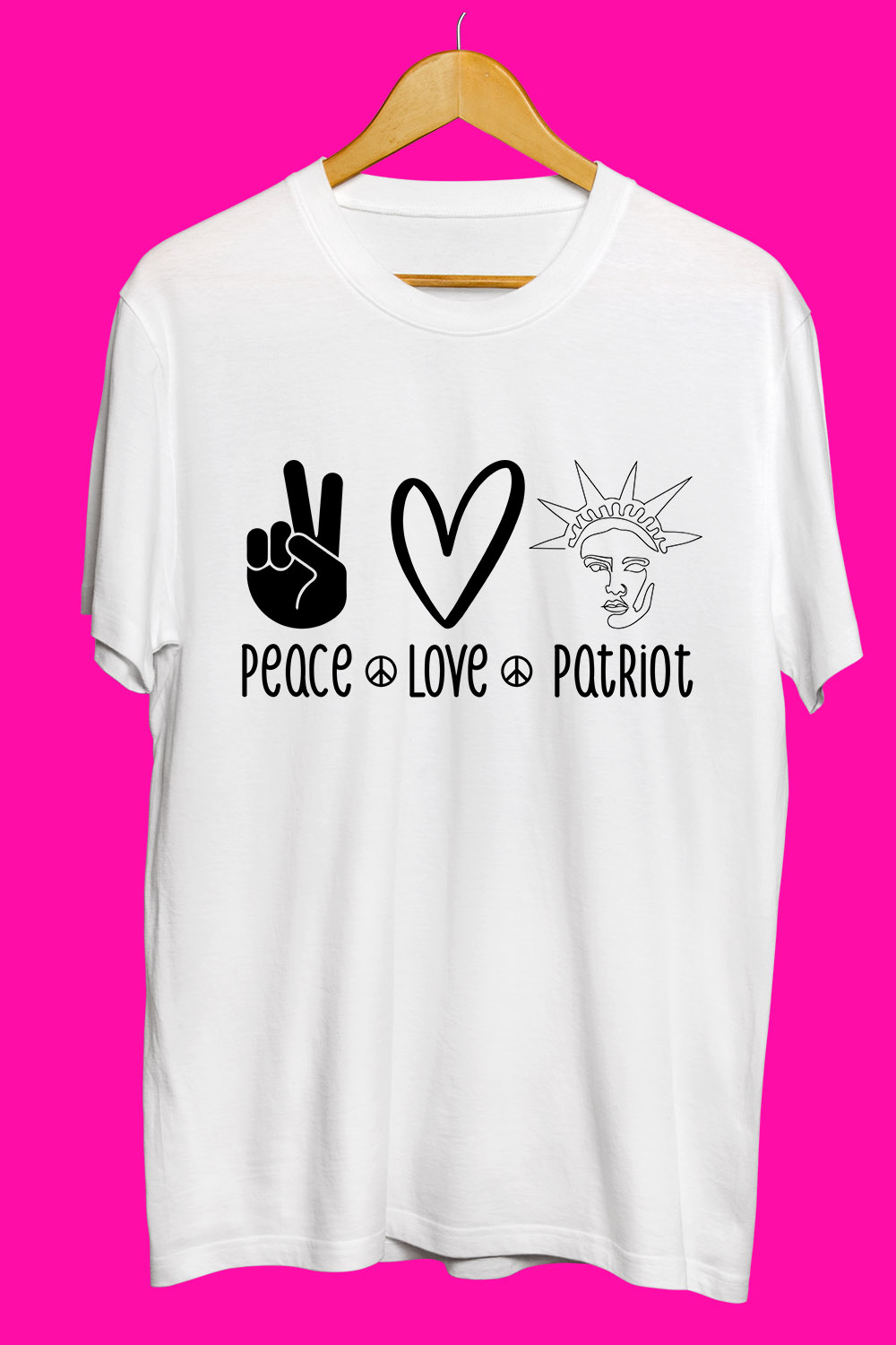 Peace love SVG Bundle pinterest preview image.