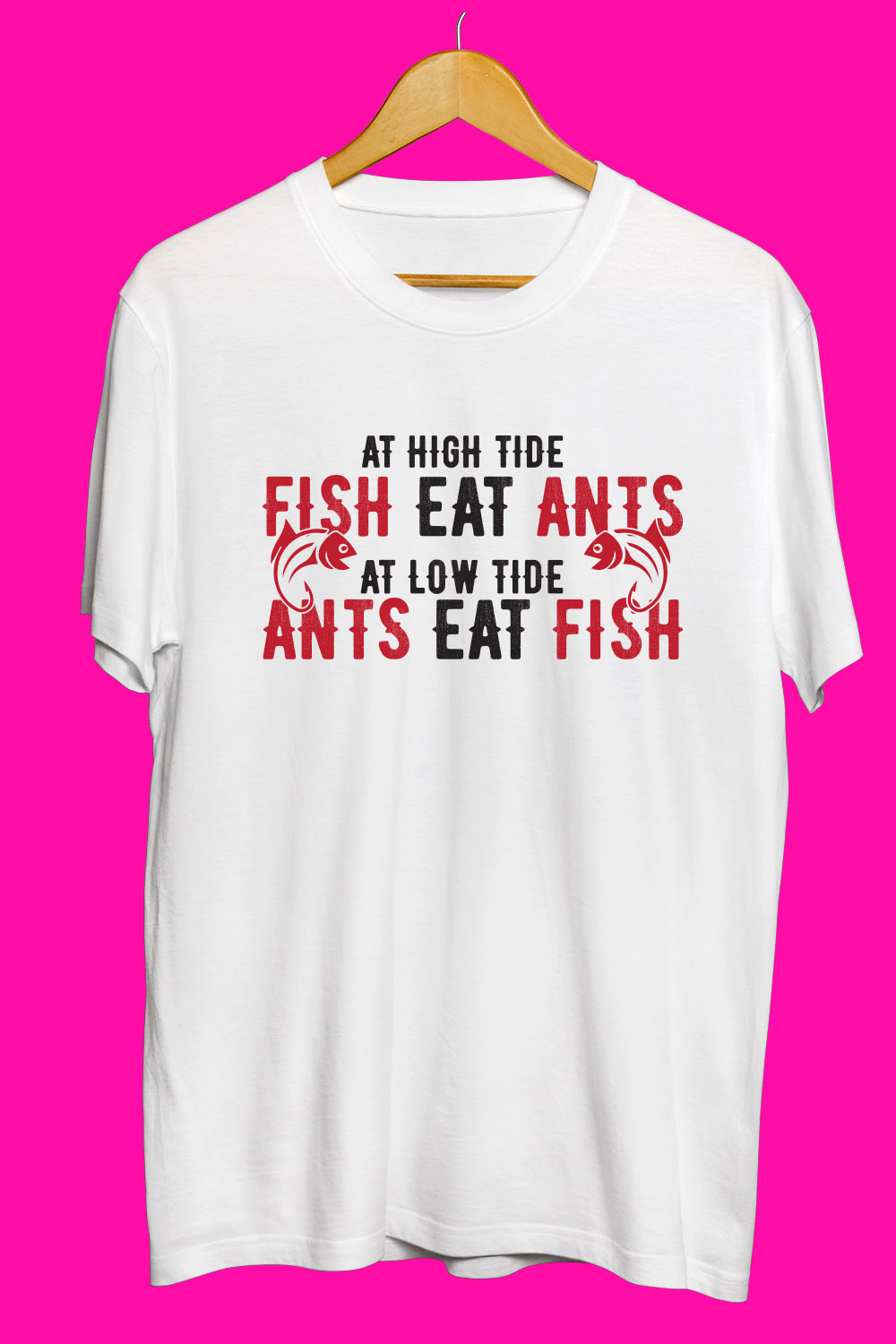 Fishing SVG T Shirt Designs Bundle pinterest preview image.