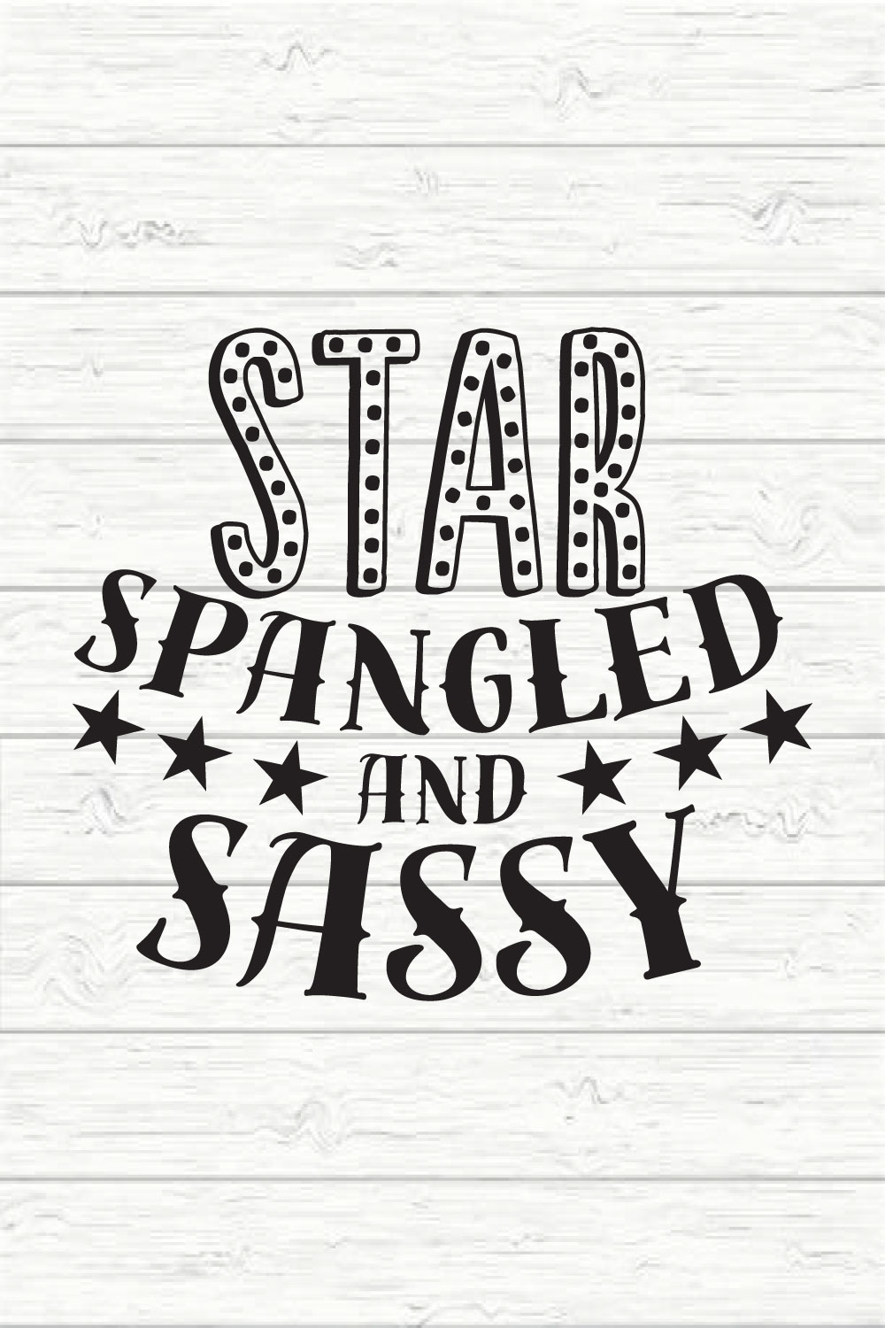 Star Spangled and Sassy pinterest preview image.