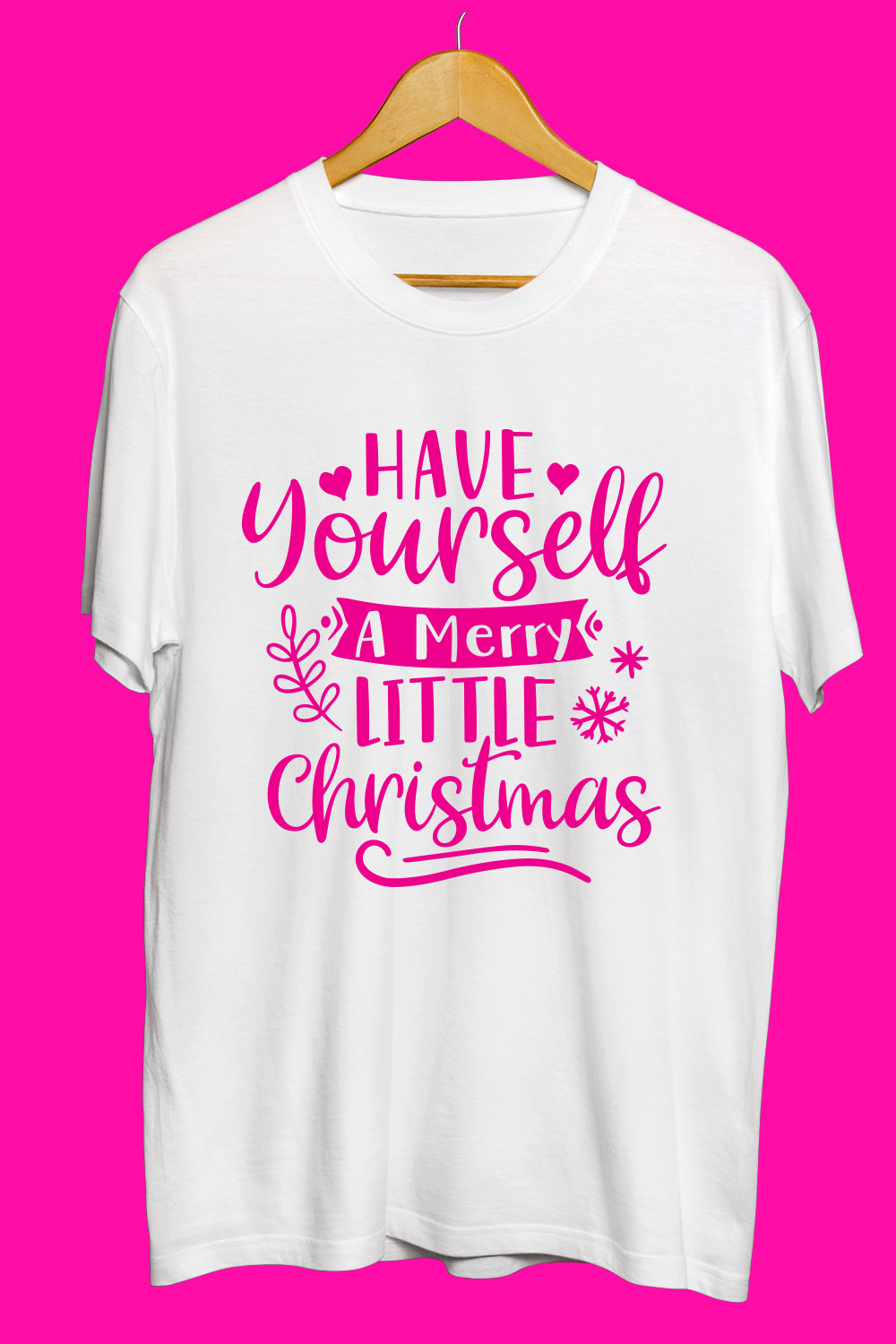 Holiday SVG T Shirt Designs Bundle pinterest preview image.