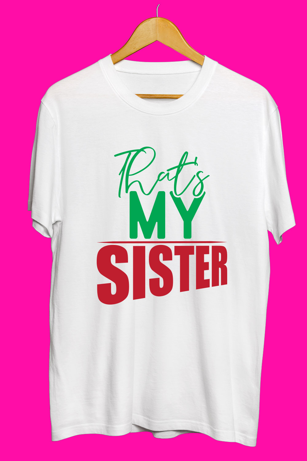 Sister Day SVG Bundle pinterest preview image.
