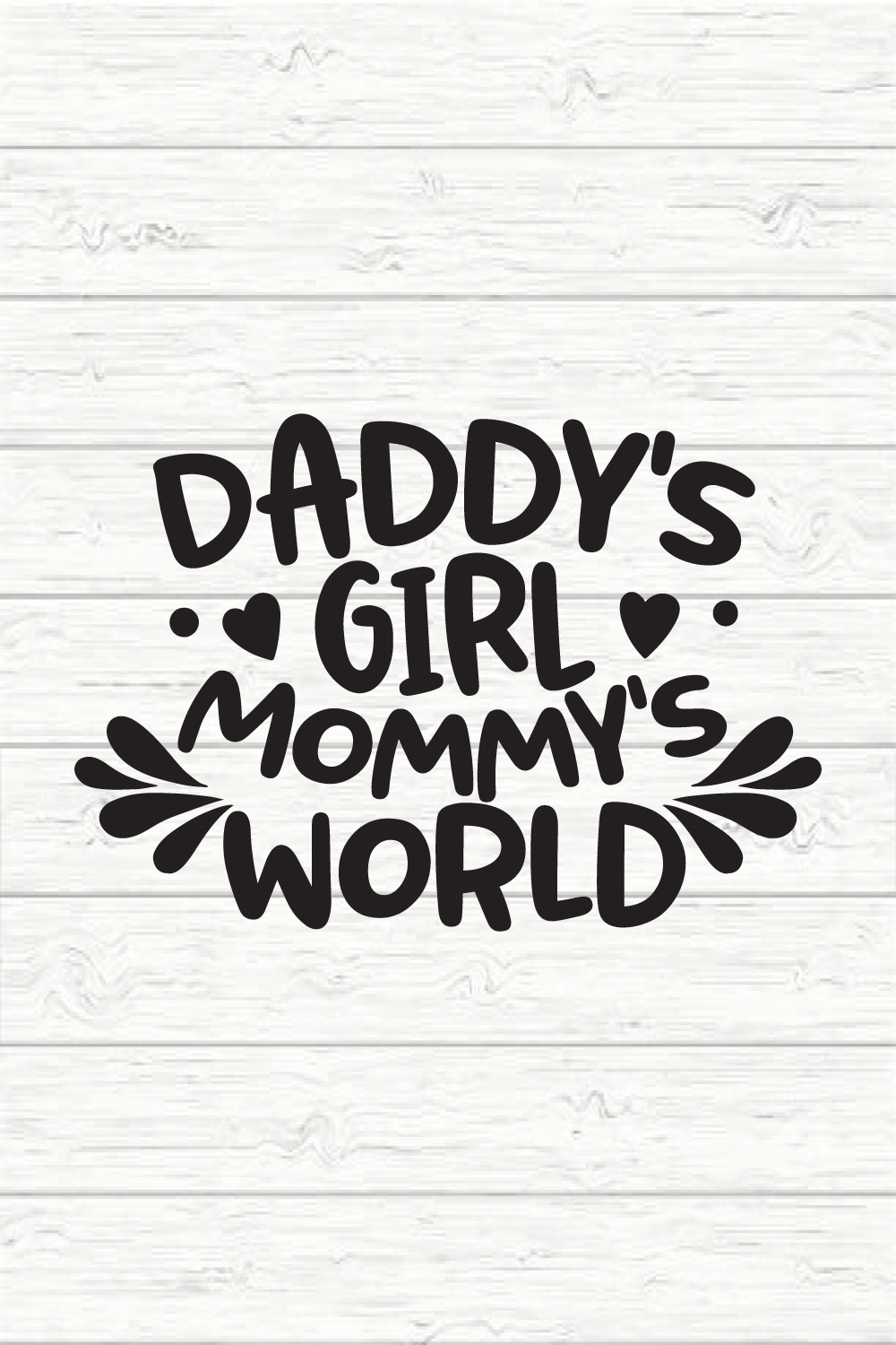 Daddy's Girl Mommy's World pinterest preview image.