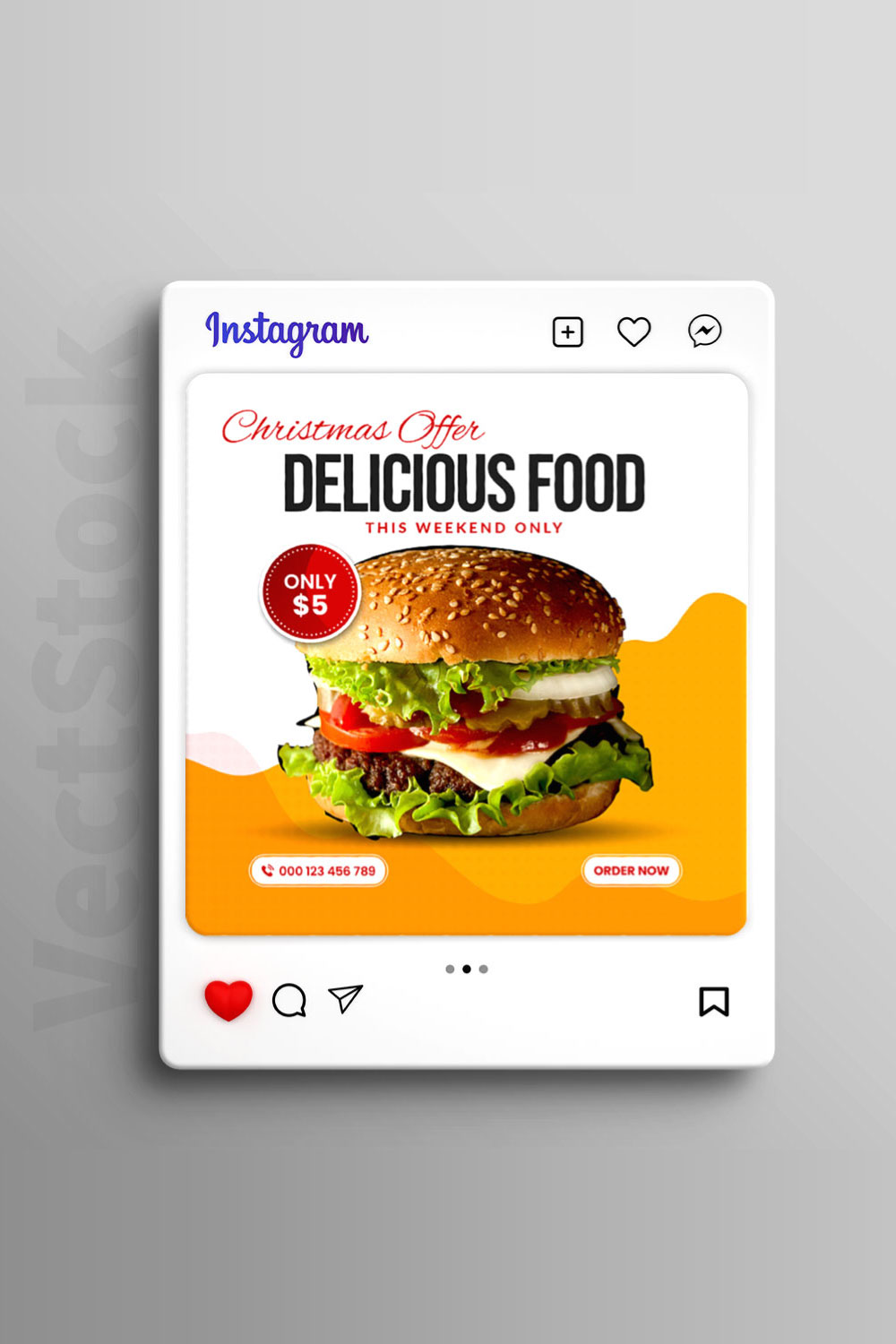 Special delicious food social media banner post template pinterest preview image.