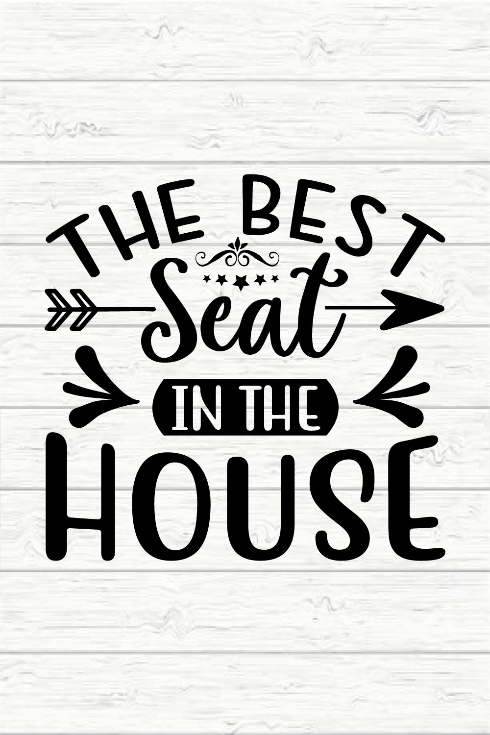 The best seat in the house pinterest preview image.