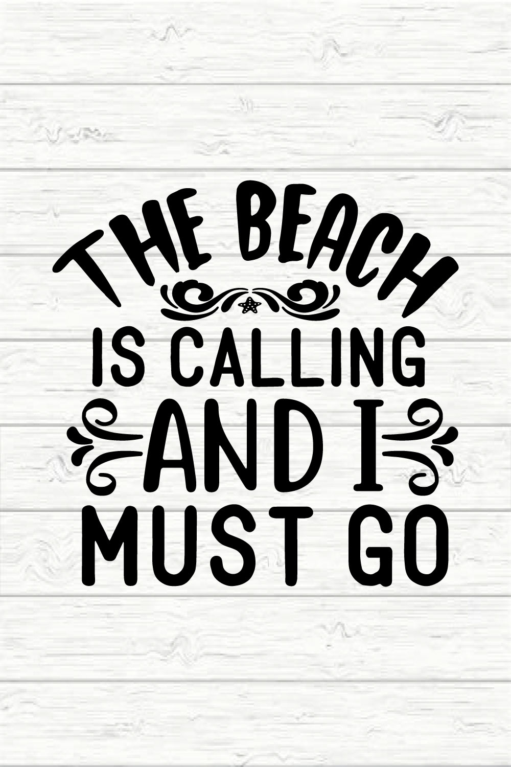 The Beach Is Calling And I Must Go pinterest preview image.