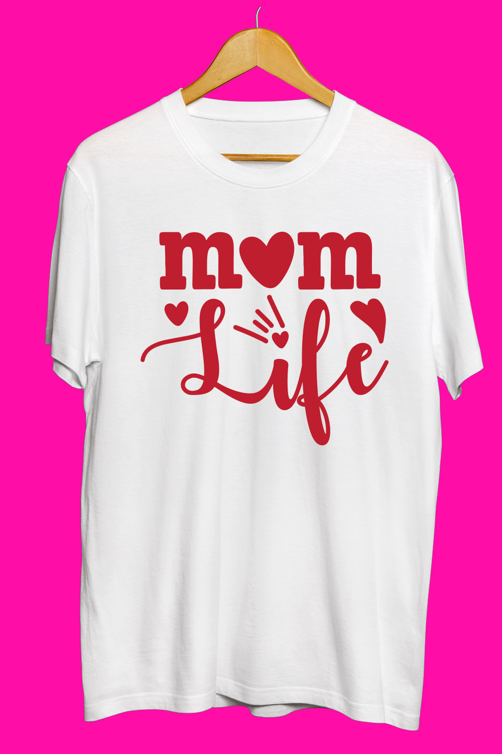 Mom T Shirt Bundle pinterest preview image.