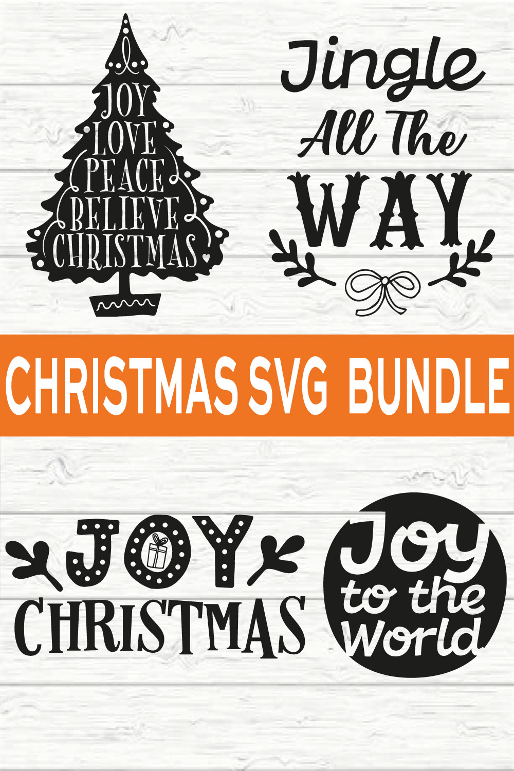Christmas Svg Bundle vol 17 pinterest preview image.