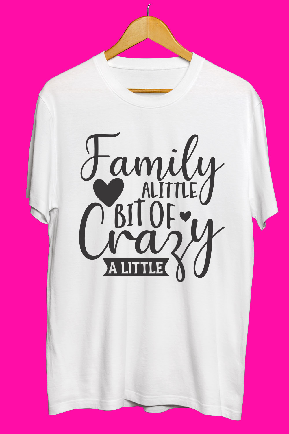 Family SVG T Shirt Designs Bundle pinterest preview image.