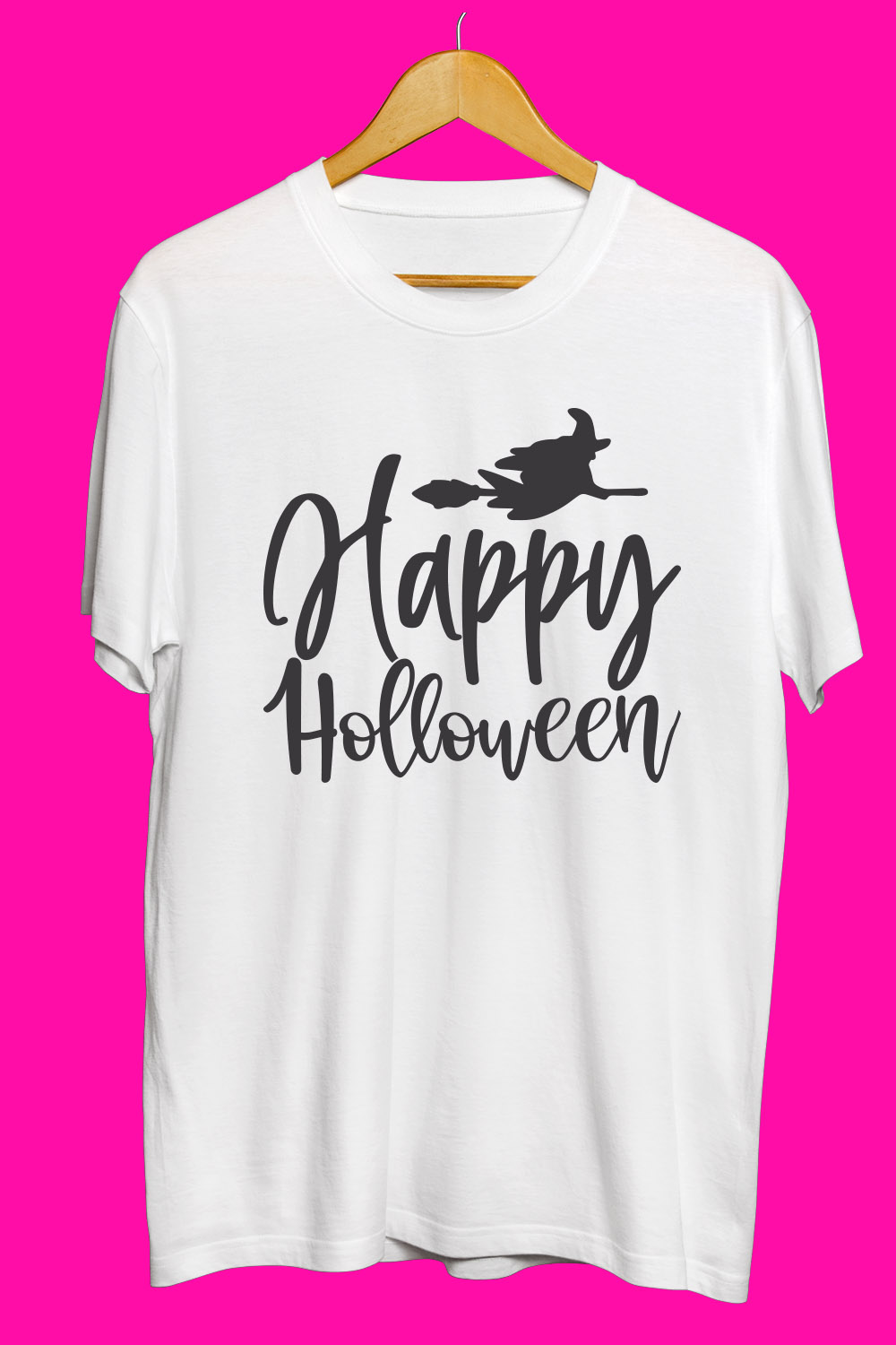 Halloween SVG T Shirt Designs Bundle pinterest preview image.