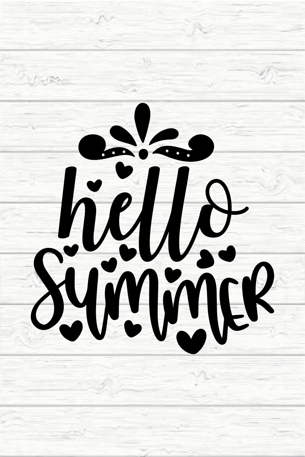 Hello Summer pinterest preview image.