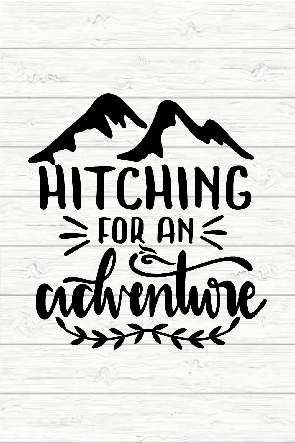 Hitching For An Adventure pinterest preview image.