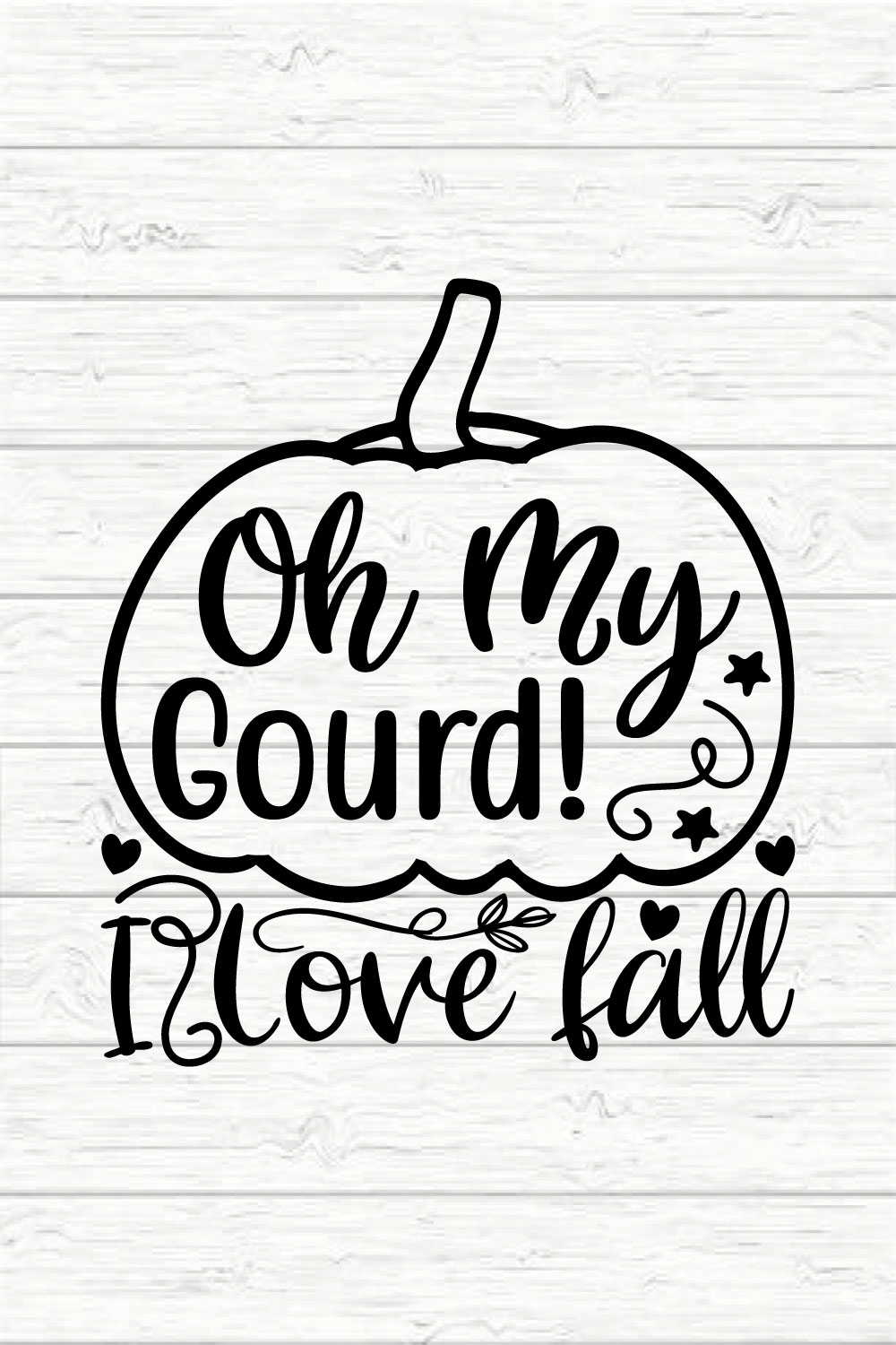 Oh my gourd! I love fall pinterest preview image.