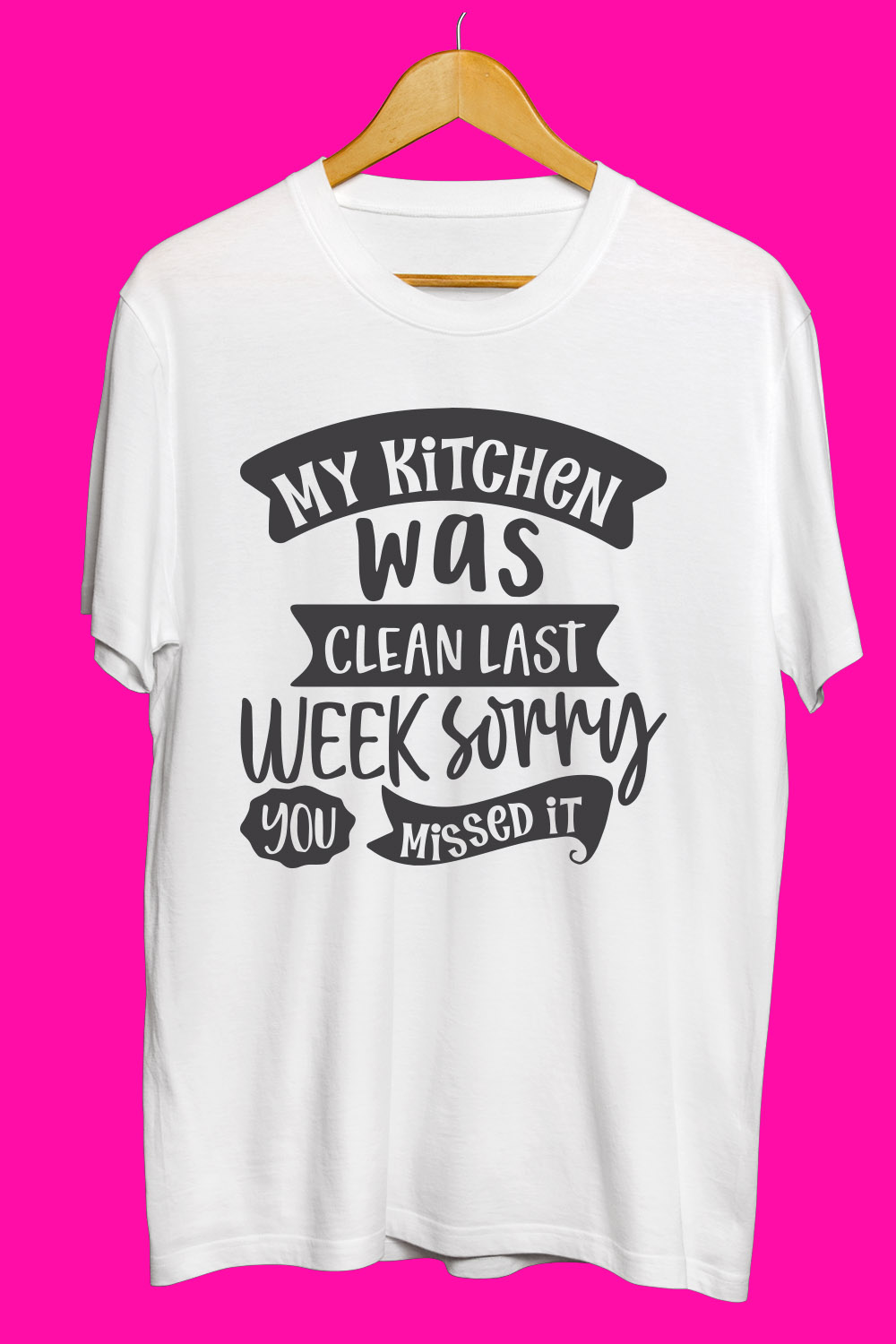 Huge Kitchen SVG T Shirt Designs Bundle pinterest preview image.