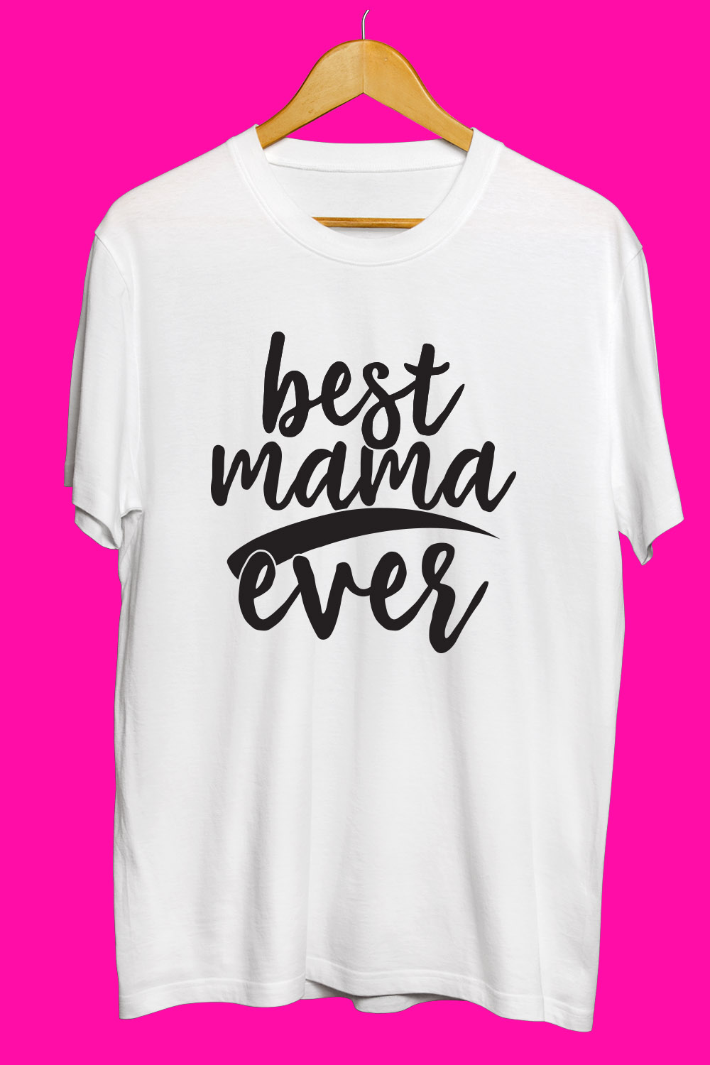Mama T Shirt Designs Bundle pinterest preview image.