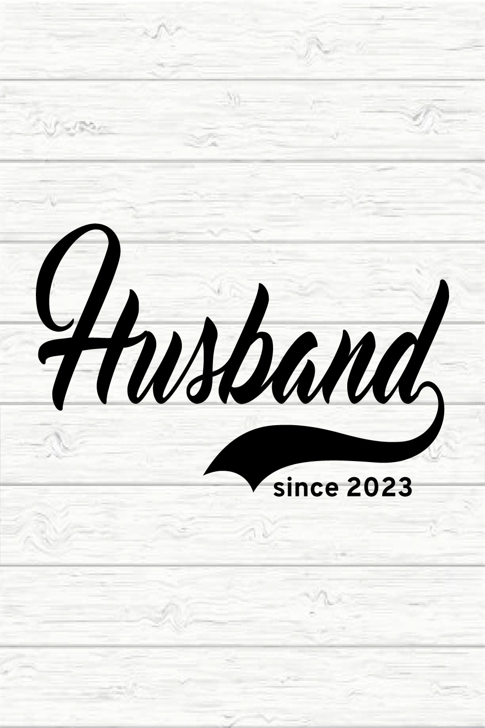 Husband Since 2023 pinterest preview image.