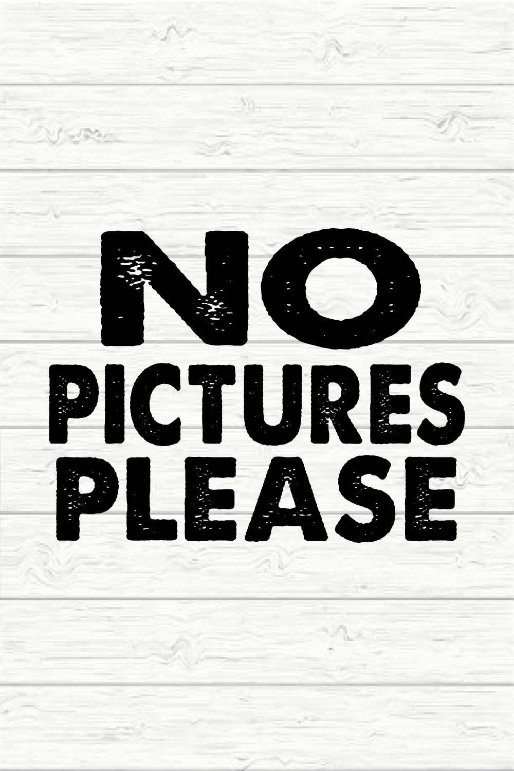 No Pictures Please pinterest preview image.