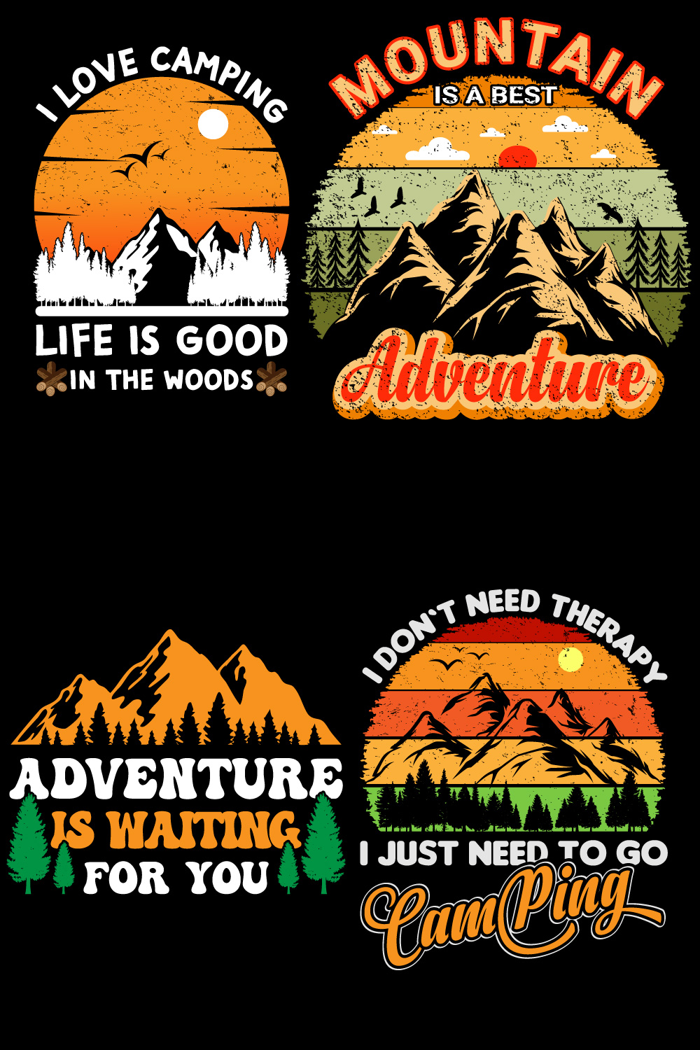 Best Camping T-shirt, Tshirt, t shirt Design pinterest preview image.