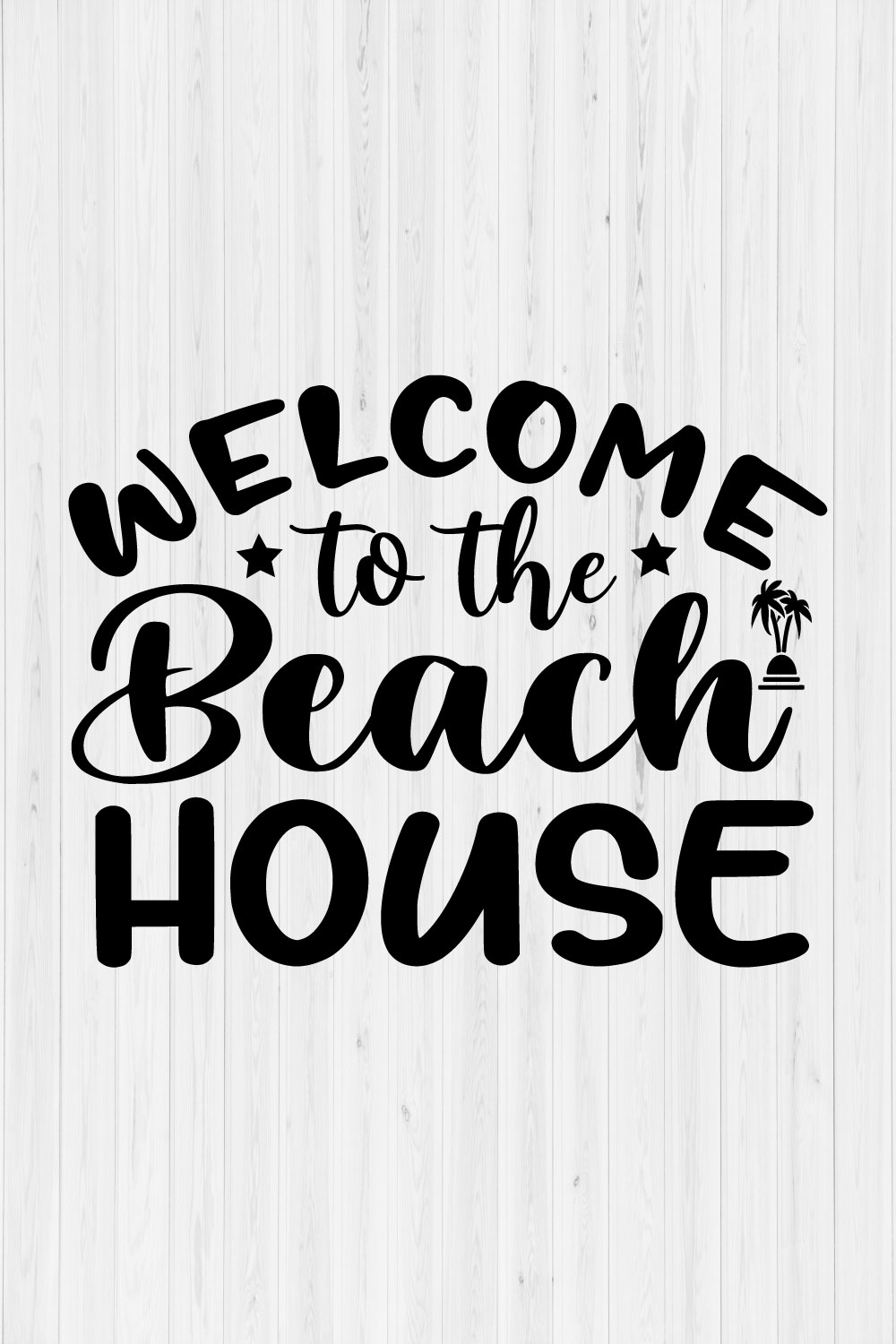 Welcome to the Beach House pinterest preview image.