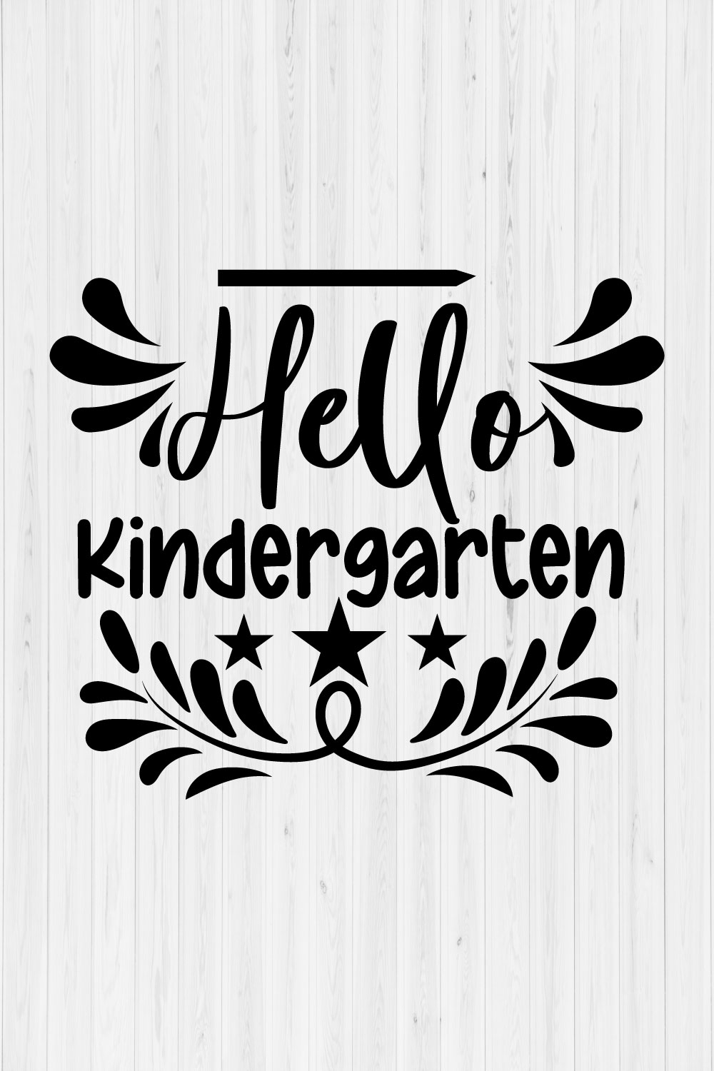 Hello kindergarten pinterest preview image.