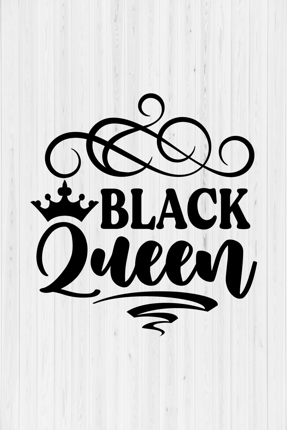 Black Queen pinterest preview image.