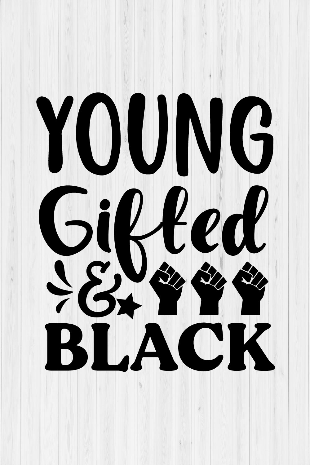 Young Gifted & Black pinterest preview image.