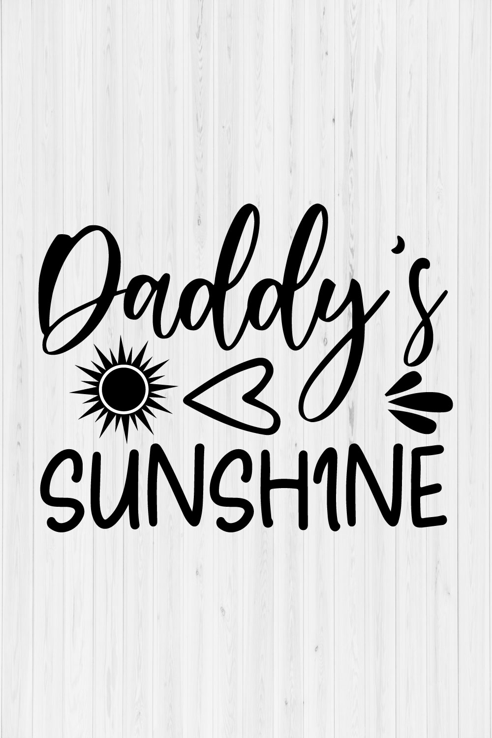 Daddy's Sunshine pinterest preview image.