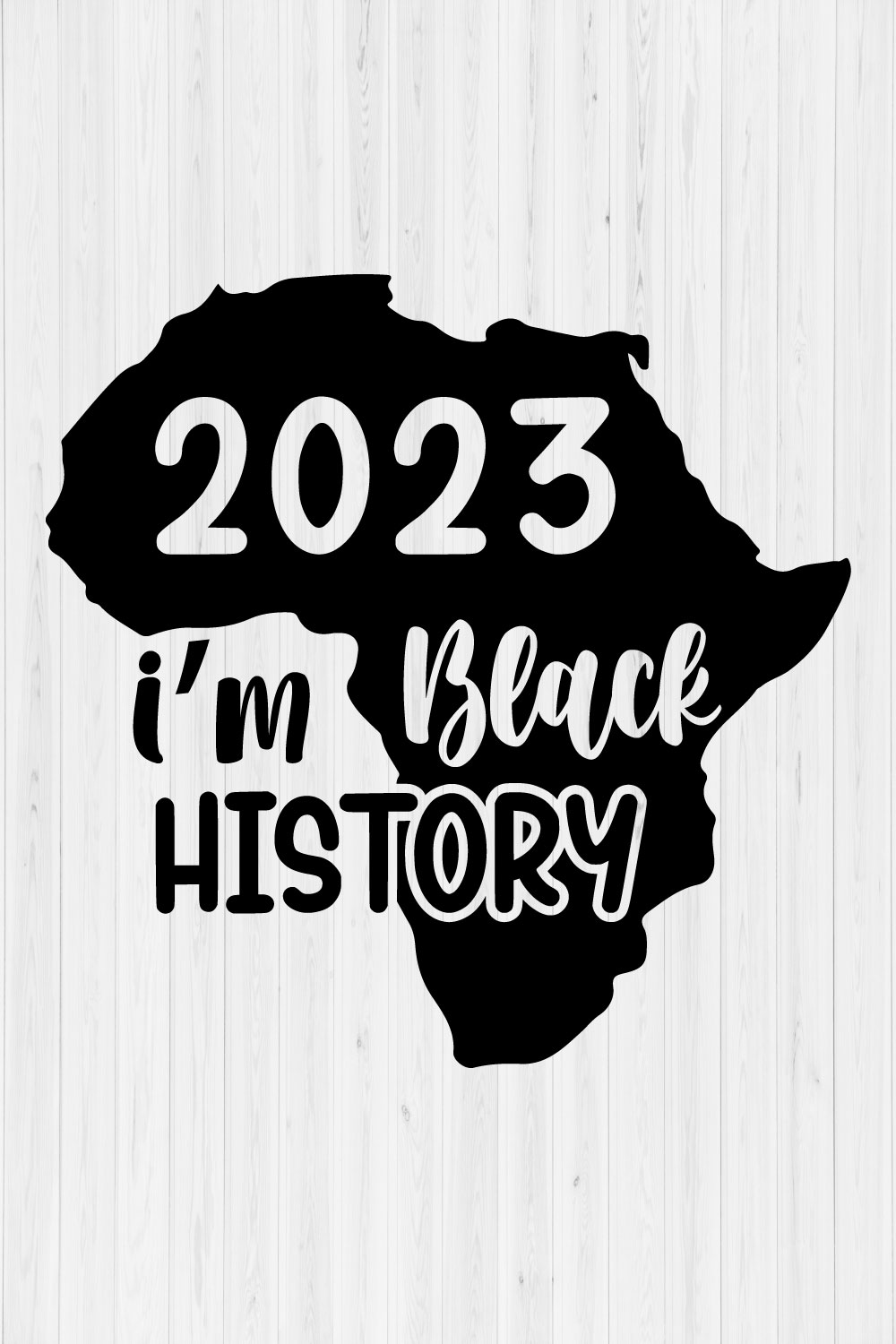 2023 I'm Black History pinterest preview image.