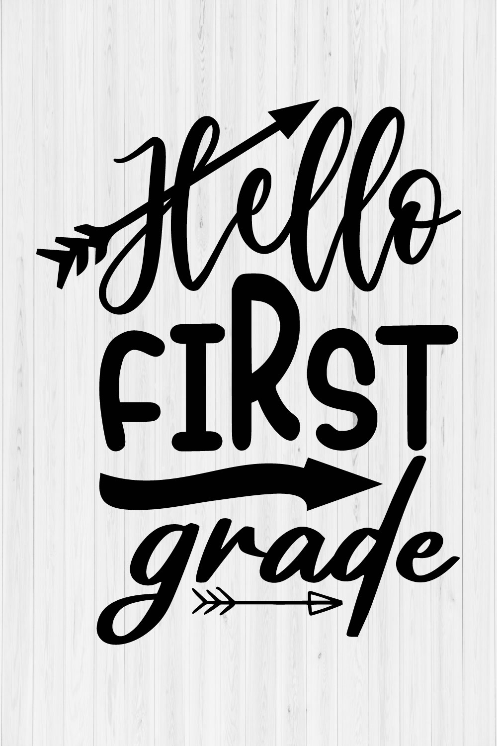 Hello first grade pinterest preview image.