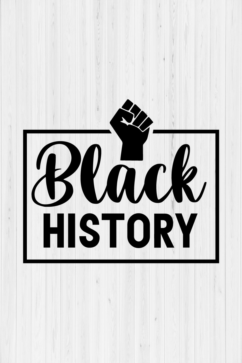 Black History pinterest preview image.