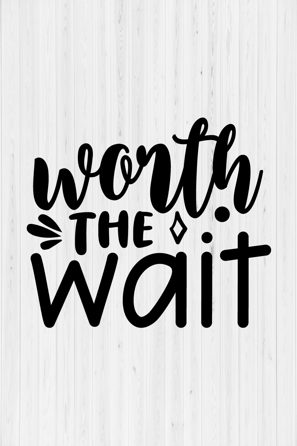 Worth the wait pinterest preview image.