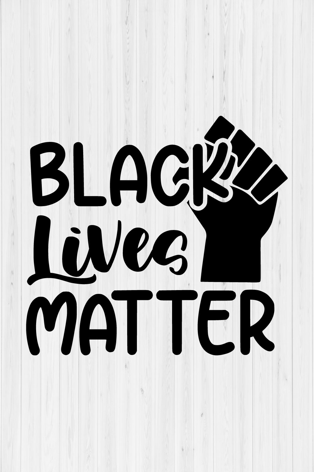 Black Lives Matter pinterest preview image.
