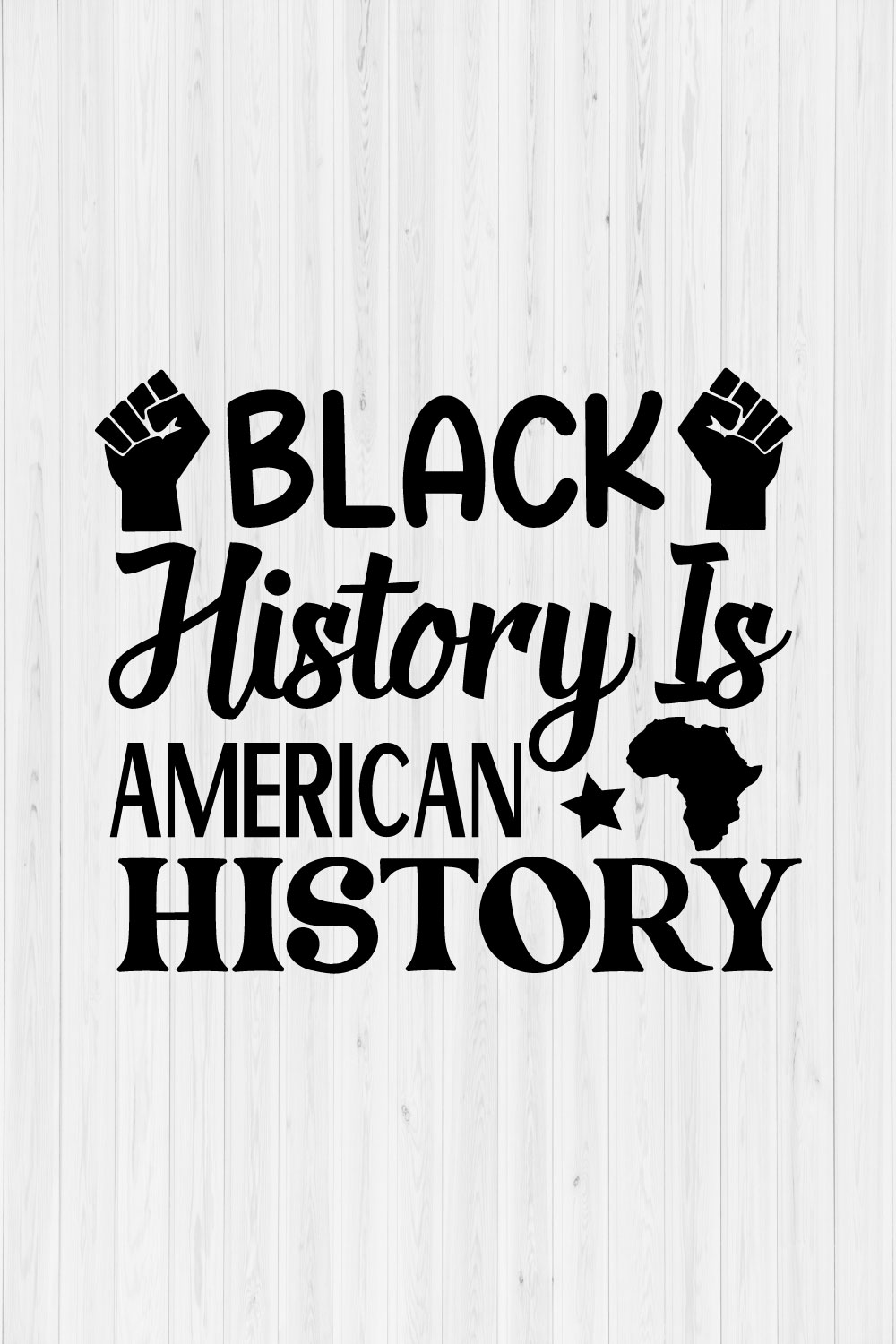 Black History Is American History pinterest preview image.
