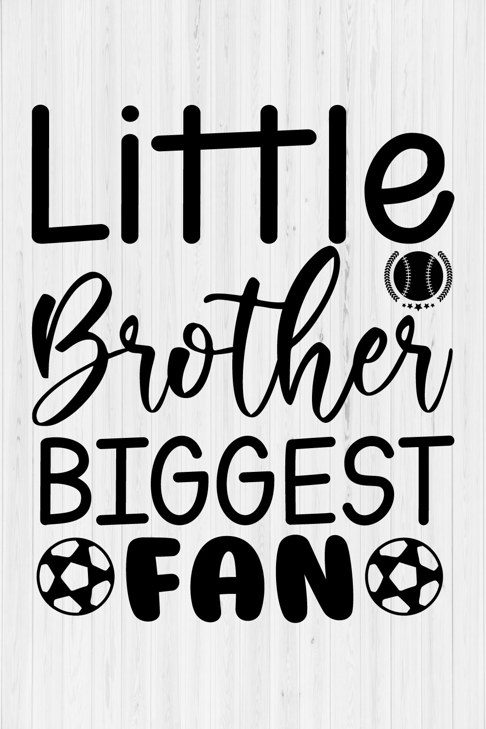 Little Brother Biggest Fan pinterest preview image.