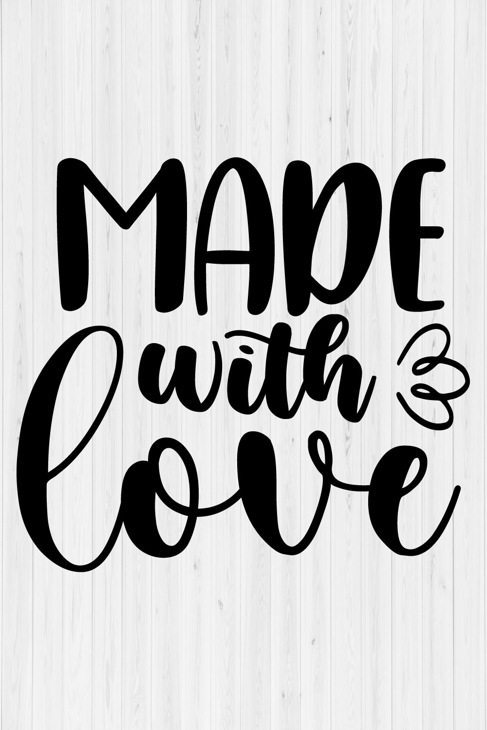 Made with love pinterest preview image.