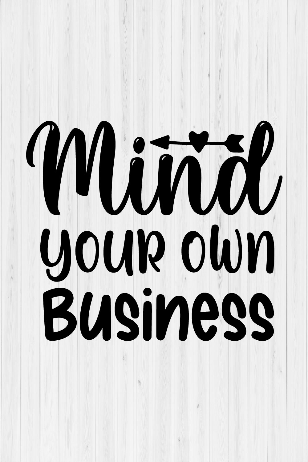 Mind your own Business pinterest preview image.