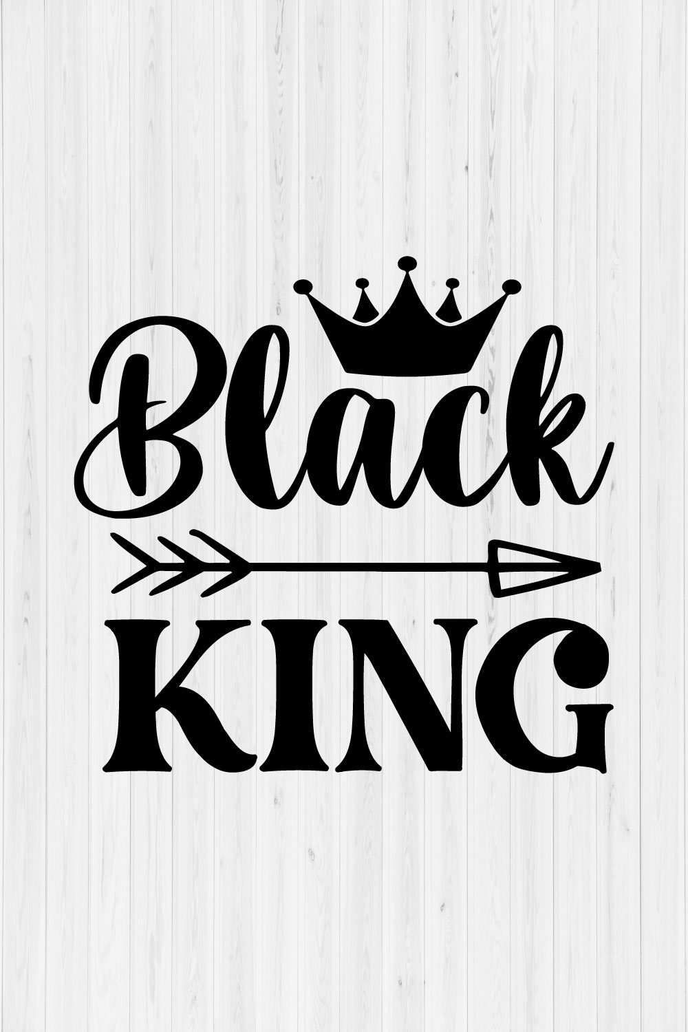 Black King pinterest preview image.