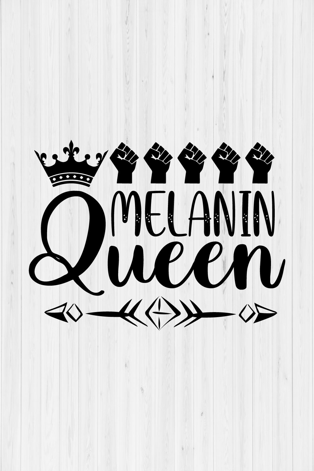 Melanin Queen pinterest preview image.