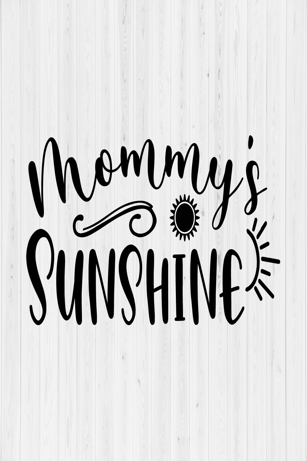 Mommy's Sunshine pinterest preview image.