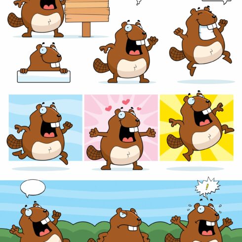 Cartoon Beaver Series cover image.