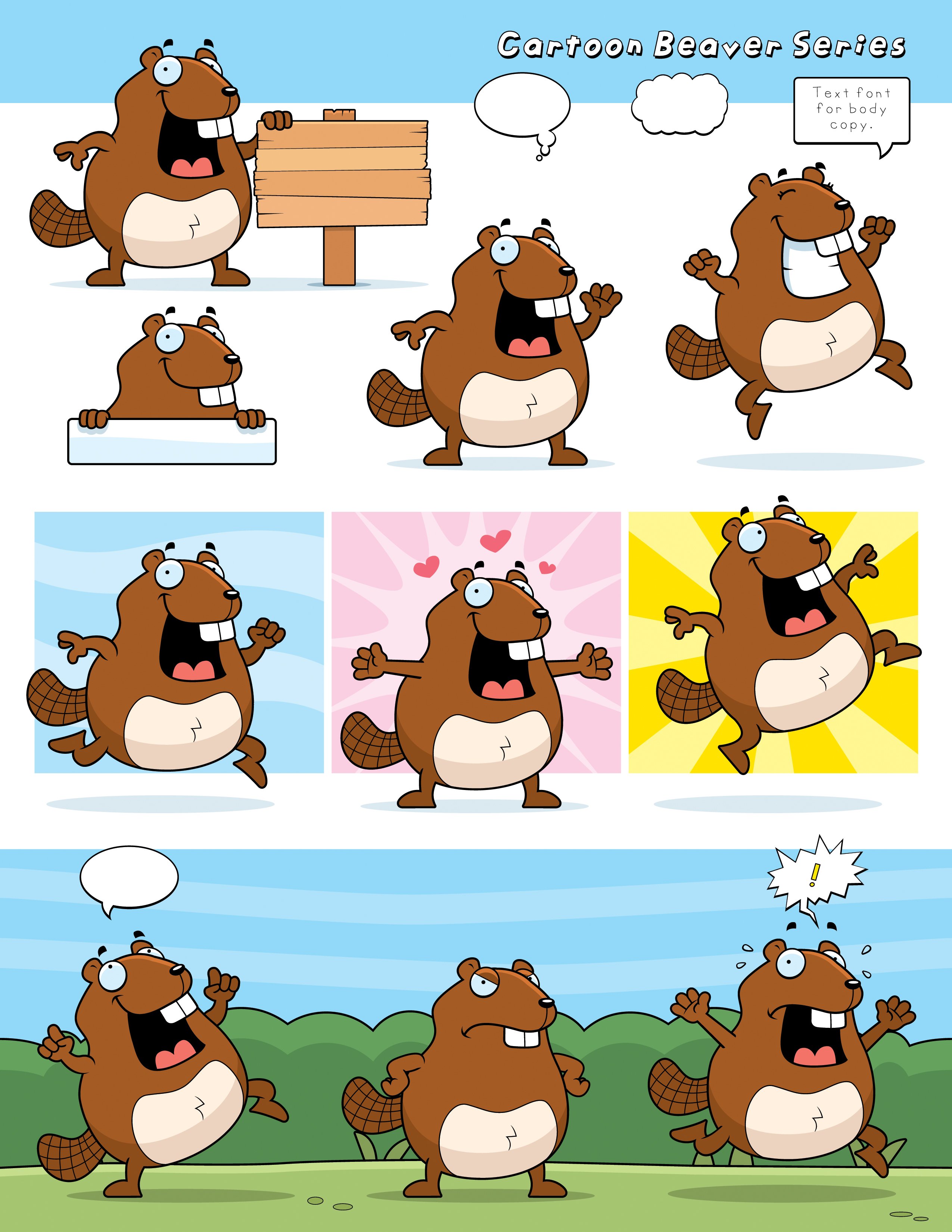 Cartoon Beaver Series cover image.