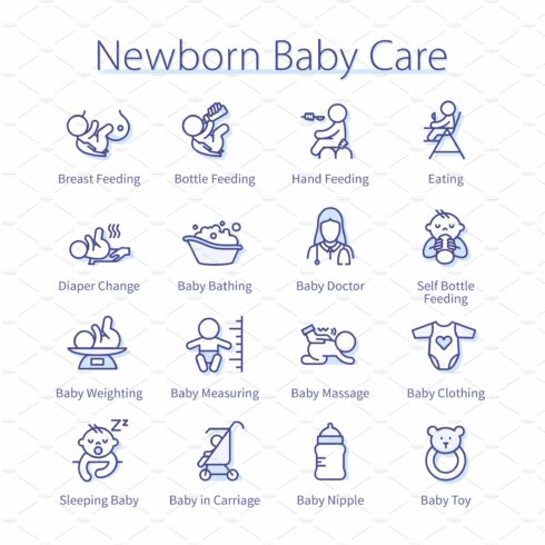 Newborn babies care, infant, doctor cover image.