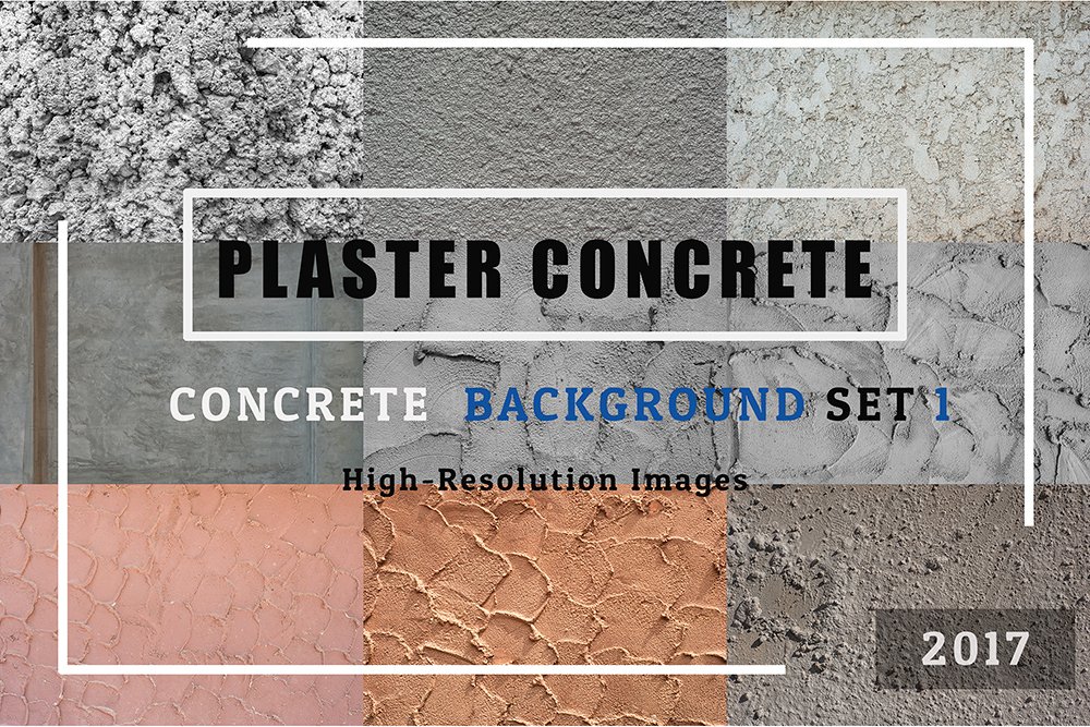 plaster concrete of 50 concrete textures background set 01 42