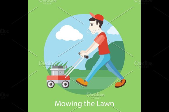 Mowing the Lawn cover image.