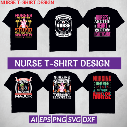 "Unique Nurse T-Shirt Design for Medical Professionals" cover image.