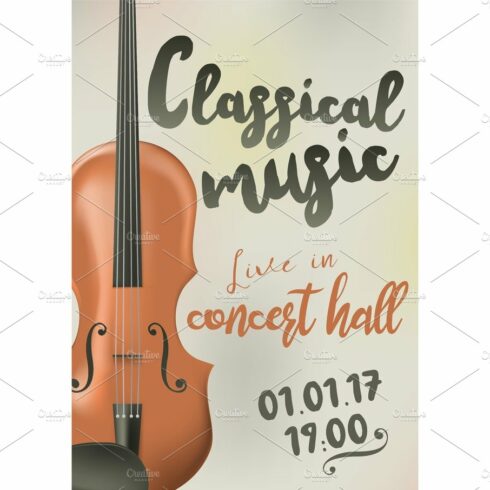 Poster concert of classical music cover image.