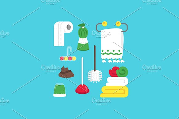 Poop, cleaning equipment and soap cover image.