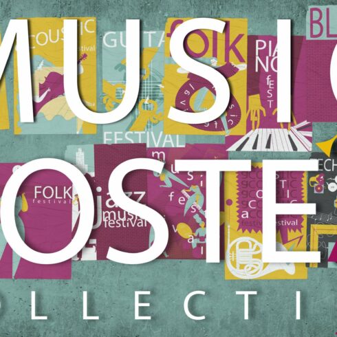 CREATE YOU'R MUSIC POSTER COLLECTION cover image.