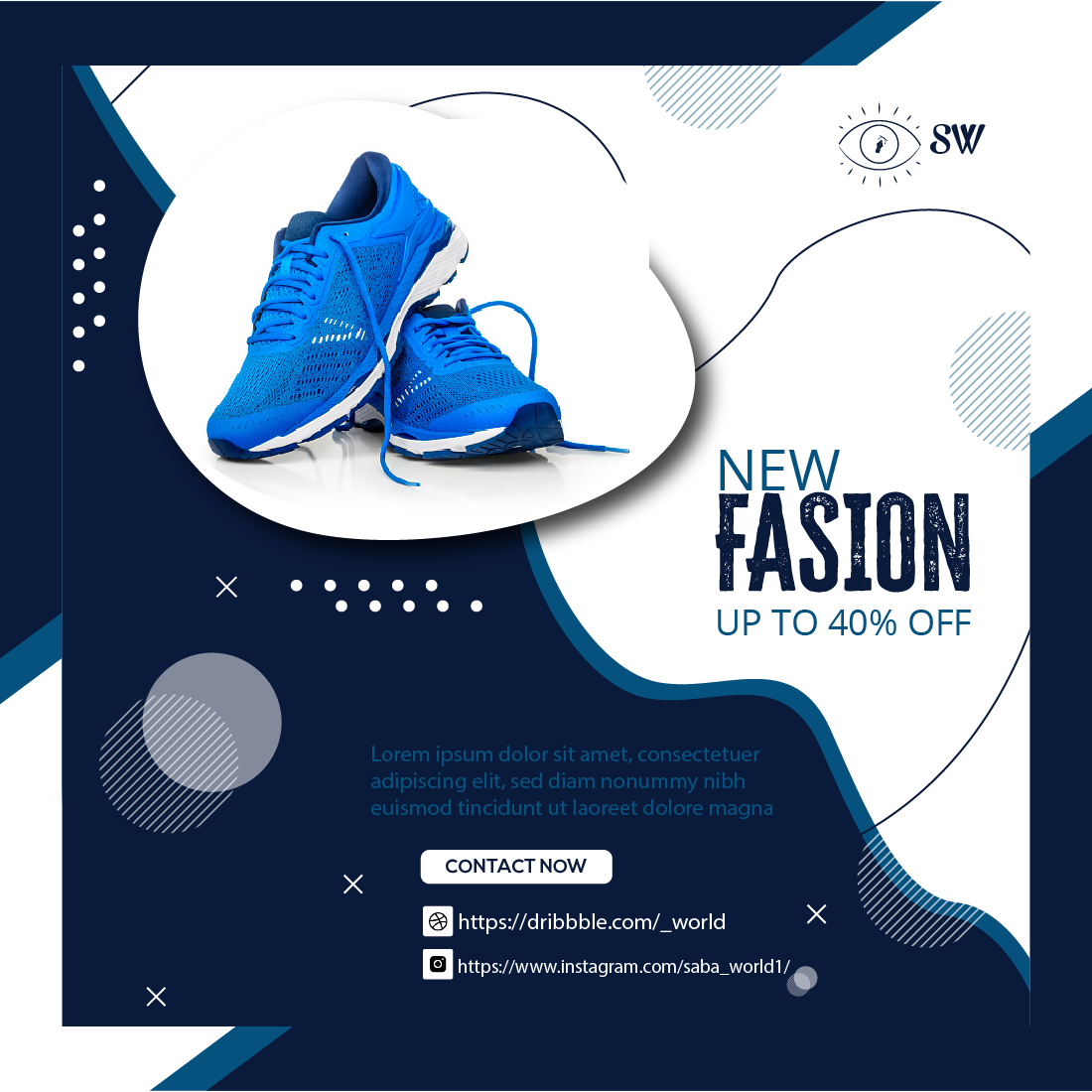 3 Product Poster Design || Instagram Post preview image.