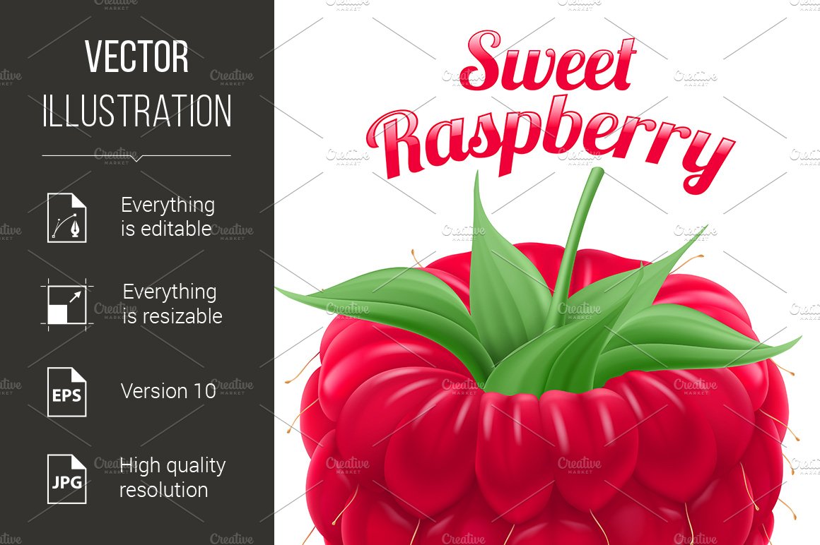 Poster Sweet Raspberry cover image.