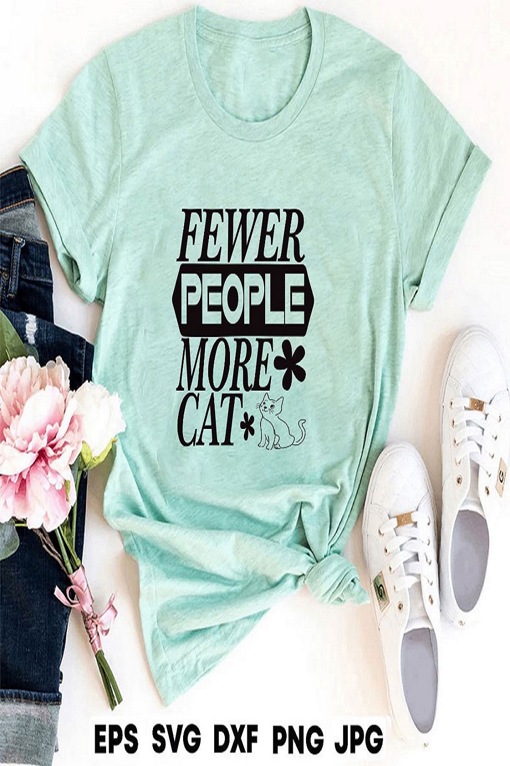 Fewer people more cat pinterest preview image.
